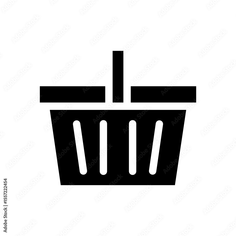 basket glyph icon basket glyph icon