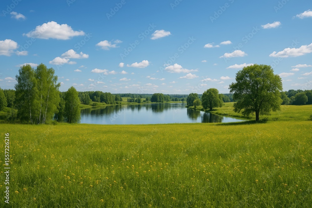 Obraz premium Stunning landscapes in countryside regions