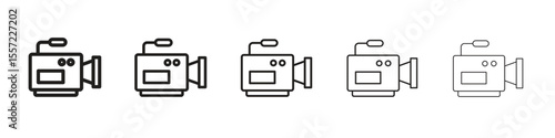 Video camera icon vector, Symbol, logo illustrations