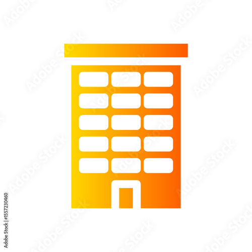 hotel gradient icon