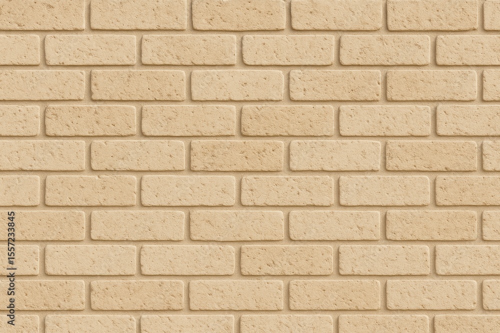 Obraz premium Neutral Tones Brick Wall Surface Pattern
