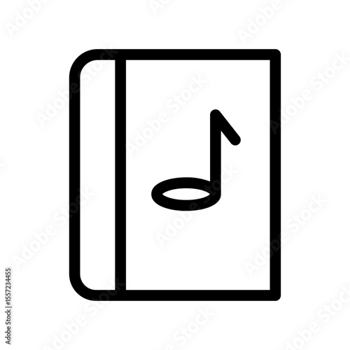 audiobook line icon