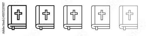 Bible icon vector, Symbol, logo illustrations