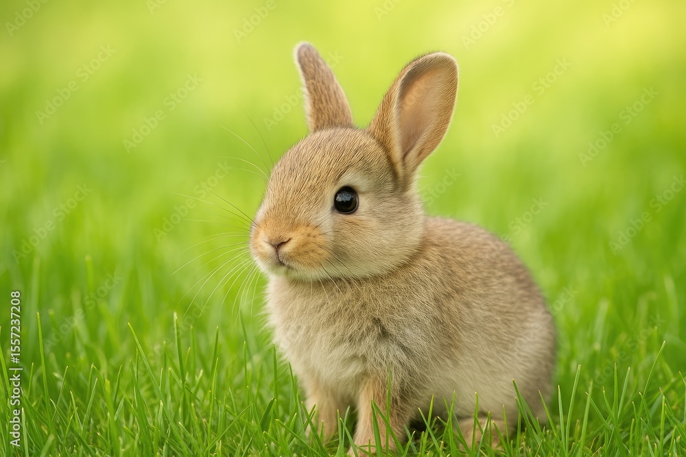 Fototapeta premium Cute Little Bunny for Newborns