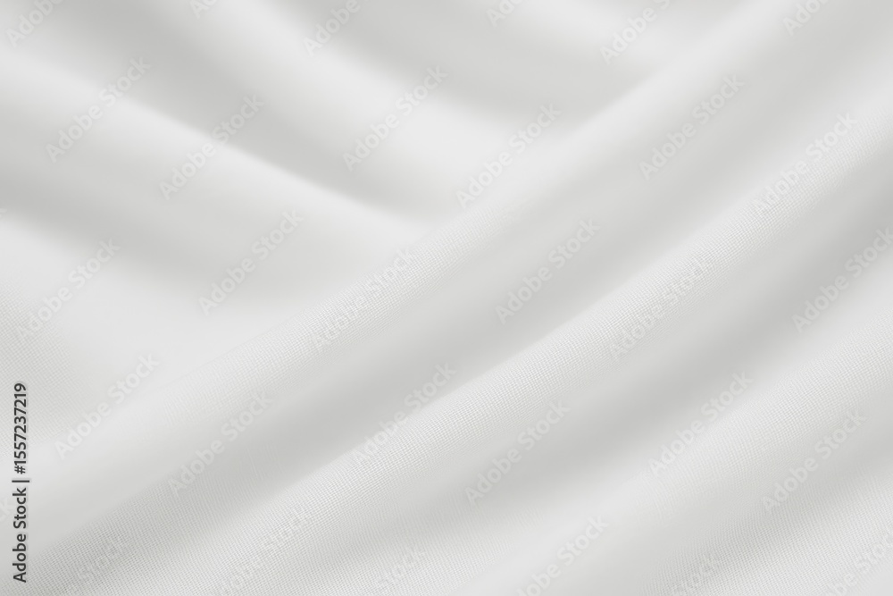Soft-focus image of smooth, flowing textile with gentle folds and a refined, airy texture, ideal for minimalist aesthetic applications Soft-focus image of smooth, flowing textile with gentle folds and a refined, airy texture, ideal for minimalist aesthetic applications