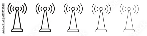 Antenna icon vector, Symbol, logo illustrations