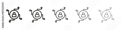 Affiliate marketing icon vector, Symbol, logo illustrations