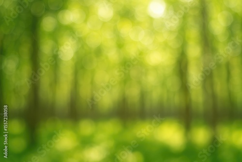 Abstract blurred natural forest scene as a background