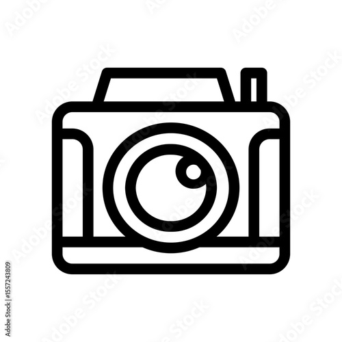 camera line icon