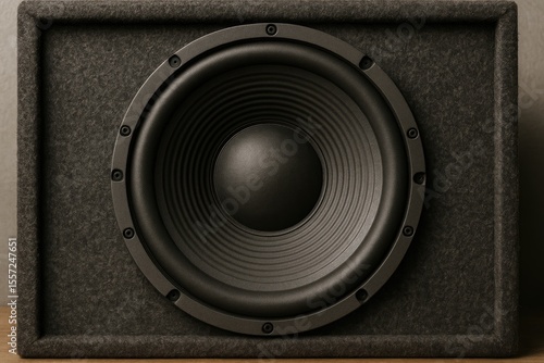 Wallpaper Mural Image of a speaker housed within a subwoofer enclosure Torontodigital.ca