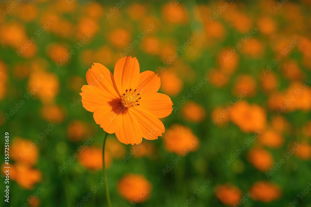 Vibrant orange blossom in full bloom Vibrant orange blossom in full bloom