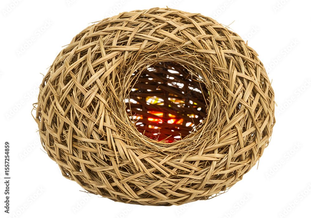 Woven Sphere Textured Orb with Central Aperture isolated on transparent background Woven Sphere Textured Orb with Central Aperture isolated on transparent background