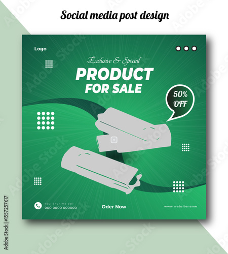 Exclusive and special pen drive product for sale social media post design template