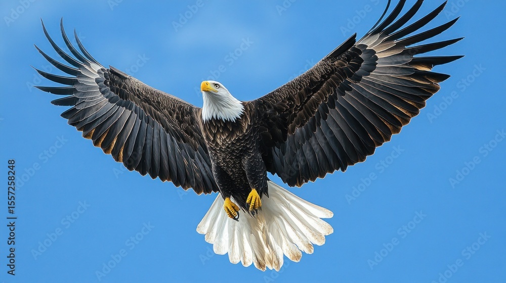 Obraz premium Majestic eagle soaring (1)