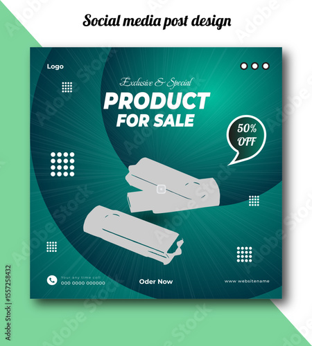 Exclusive and special pen drive product for sale social media post design template