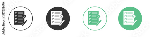 Requirements icon Vector simple flat graphic illustration.