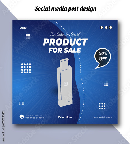 Exclusive and special pen drive product for sale social media post design template