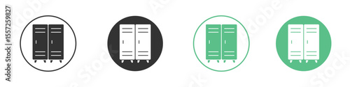 Locker icon vector, Symbol, logo illustrations