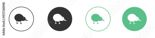 Kiwi bird icon vector, Symbol, logo illustrations