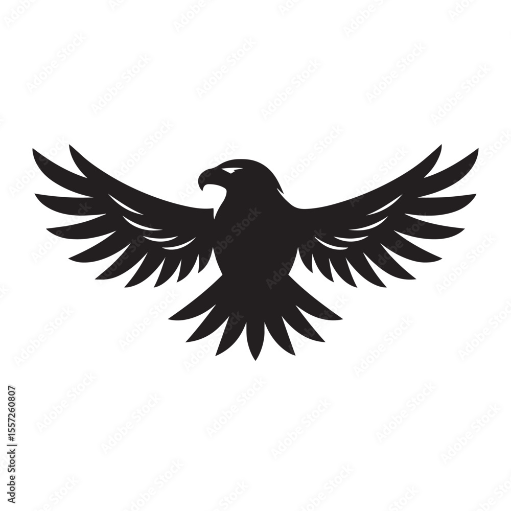 Obraz premium The Watchful Rider Silhouette of Authority and Grace