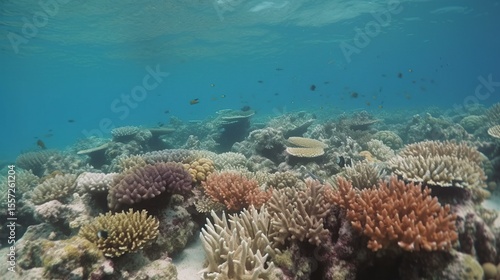 Coral Reef Underwater Scene. (1)