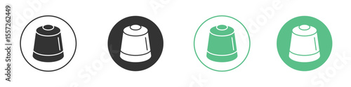 Coffee capsule icon Vector simple flat graphic illustration.
