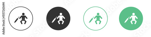 Baby Vaccination icon Vector simple flat graphic illustration.