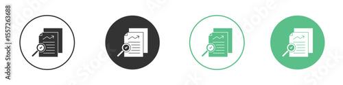 Auditors icon Vector simple flat graphic illustration.