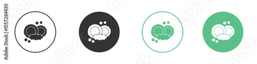 Washing dishes icon Vector simple flat graphic illustration.