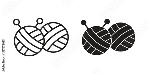 Wool ball icon