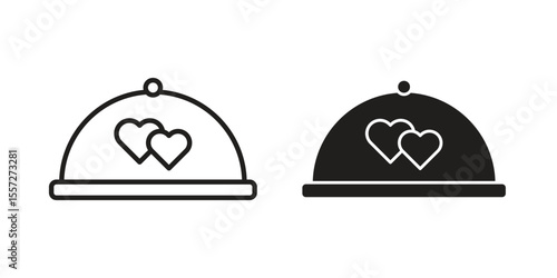 Wedding dinner icon