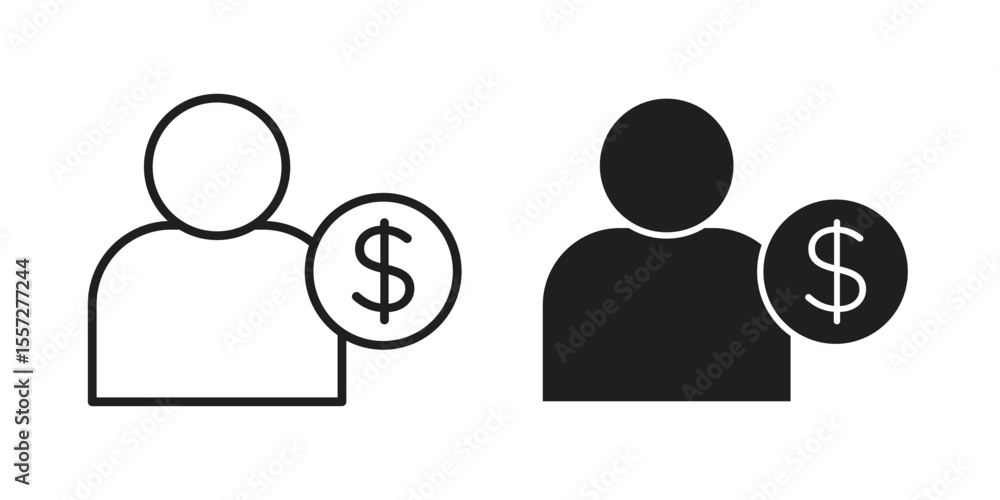 Obraz premium Personal loan icon