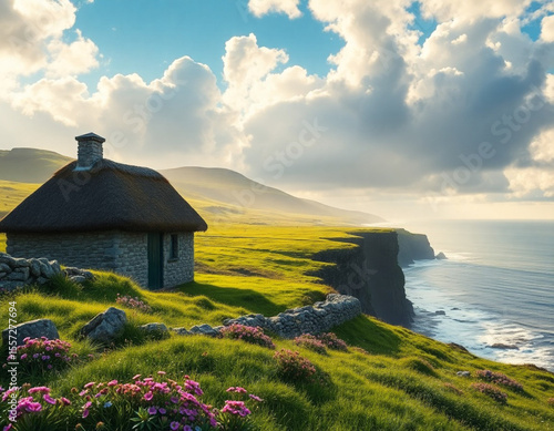 house on the coast