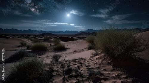 Desert Night Sky Milky Way.