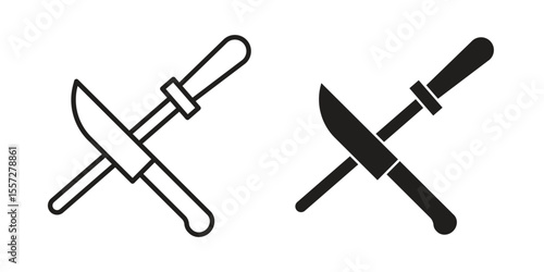 Knife sharpener icon