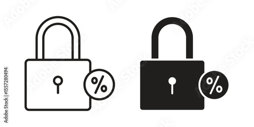 Fixed rate mortgage icon