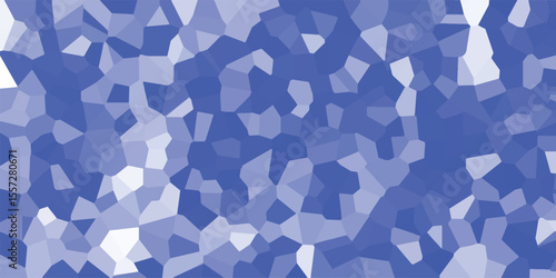 Abstract blue mosaic pattern design featuring geometric shapes ideal for modern backgrounds and digital art projects