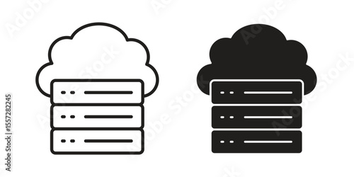 Cloud server icon