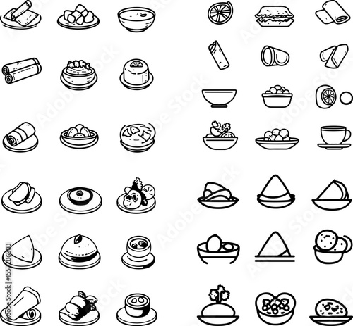 dosa Indian cuisine crepe food icon savory food design crispy food art rice lentils food styling food presentation tandoori dosa dosa dish food garnish traditional food dosa meal dosa