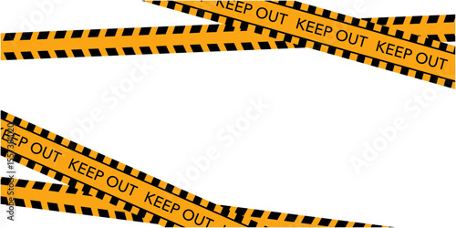 Wallpaper Mural Warning and Caution illustration. Set of Police line illustration. Vector illustration. Torontodigital.ca
