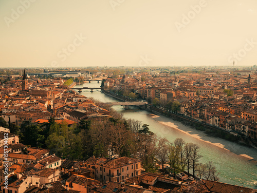 Cudowny krajobraz Verony