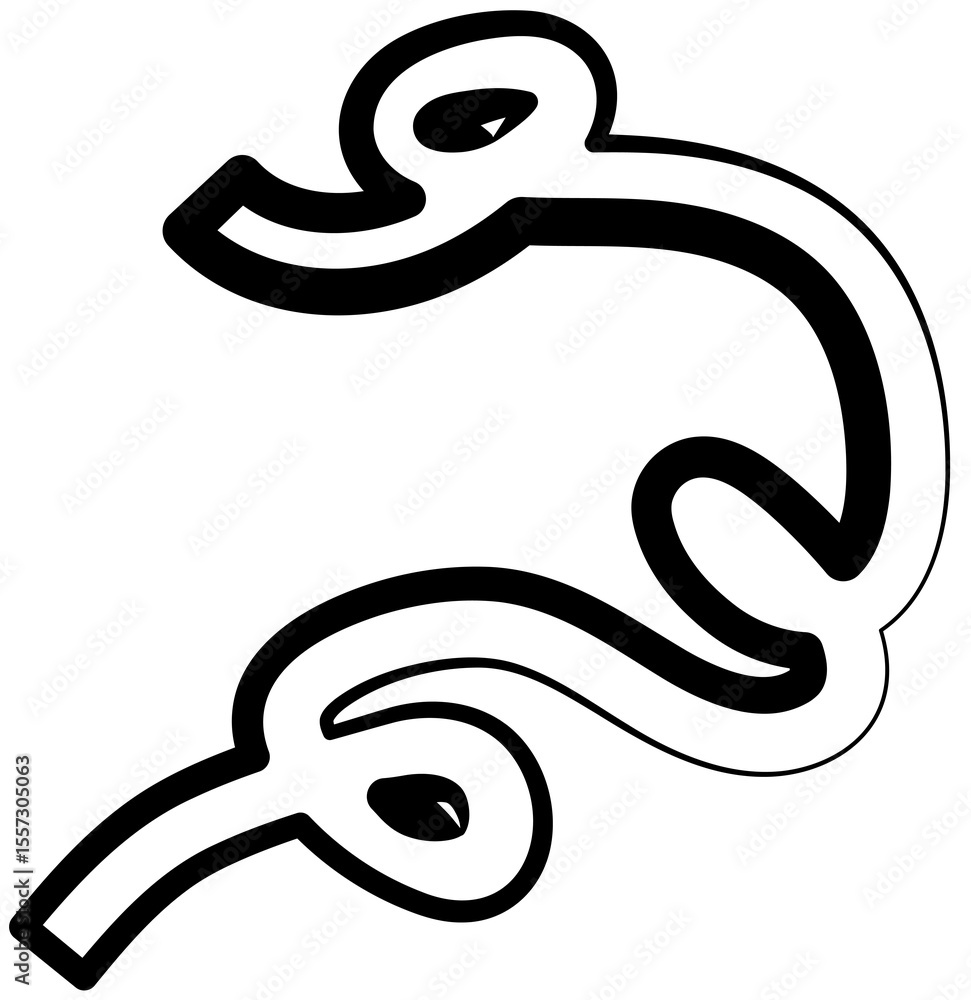 Fototapeta premium Spiral line shape and curve pattern. Decoration design