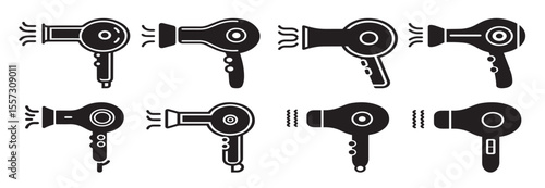 hair dryer collection various styles silhouettes