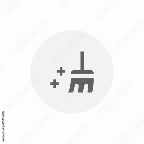 cleaning facility icon sign vector