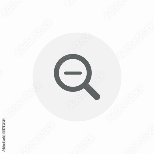 zoom out feature icon sign vector