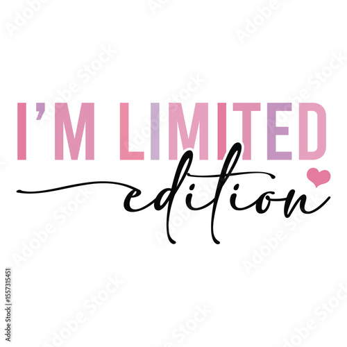 I'm limited edition SVG Art & Illustration