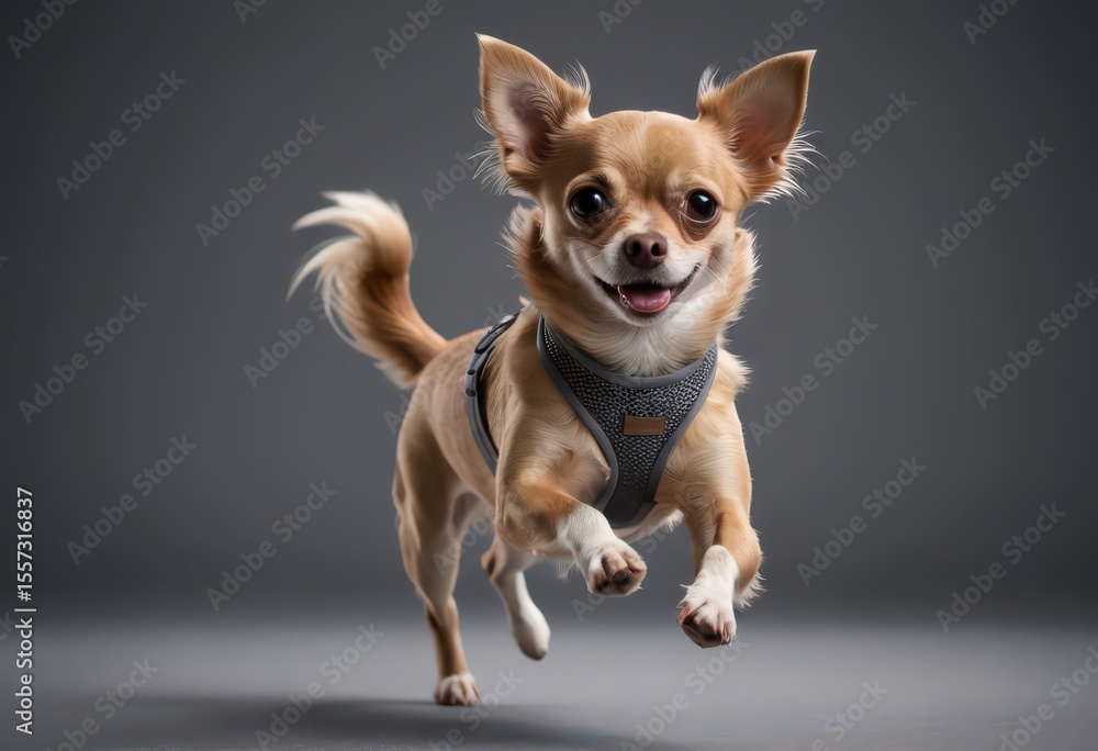 chihuahua dog isolated on grey neautral background, lovely puppy, adorable pet 6 chihuahua dog isolated on grey neautral background, lovely puppy, adorable pet 6