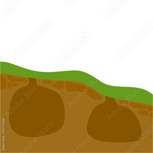 Underground Den Burrow Illustration