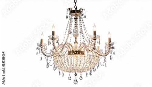 chandelier on a white background