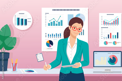 finance investment vector graphics